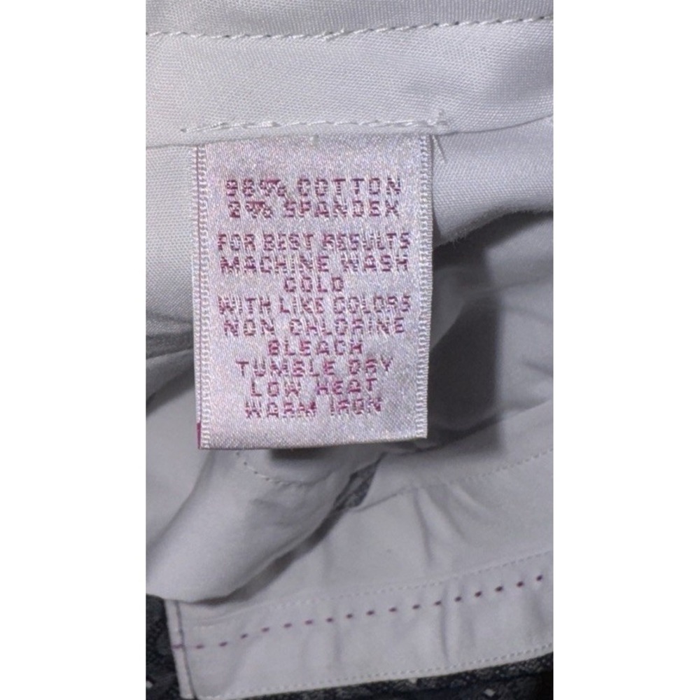 Peter Millar Wicking Golf Shorts Grayish Black Women Sz 8 Geometric Lightweight - Picture 5 of 5